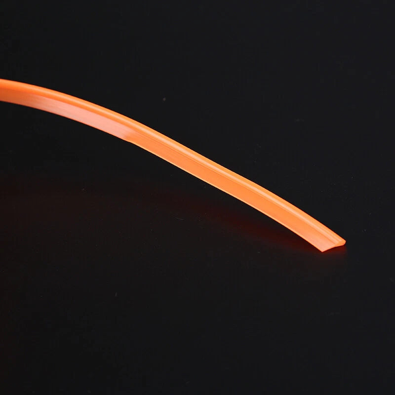 5M Orange Car Door Panel Edge Gap Strip Molding Cover for Universal Accessories