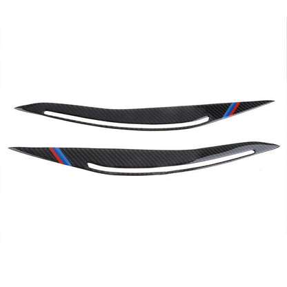 Carbon Fiber Fog Light Eyebrow Cover Trim for BMW 5 Series F10 (2014-2016)
