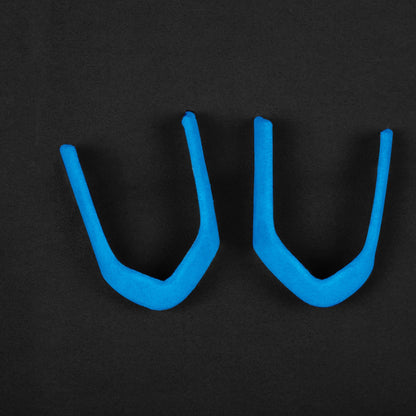 2 x Blue Leather Steering Wheel Covers for BMW F20 F22 F30 F32 F10 F06 (2011-2020)