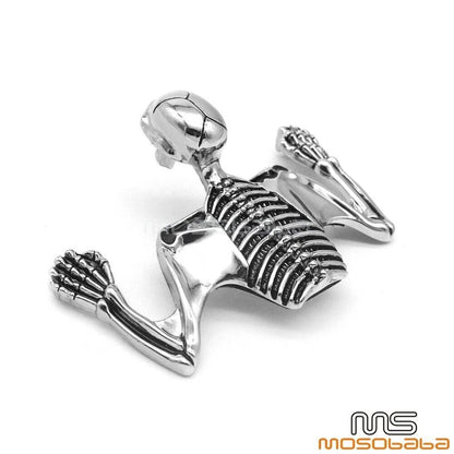 7" Headlight Visor for Harley Chopper Skull Skeleton Ornament