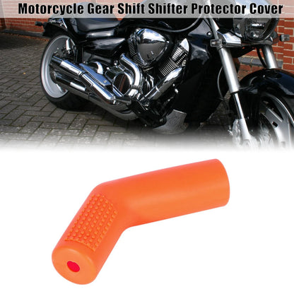 Orange Gear Shift Shifter Protector Cover Cylindrical Anti Slip for Motorcycle