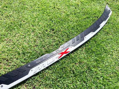 Matte Black Boot Rear Bumper Scuff Plate Cover for Isuzu MU-X (2021-2022)