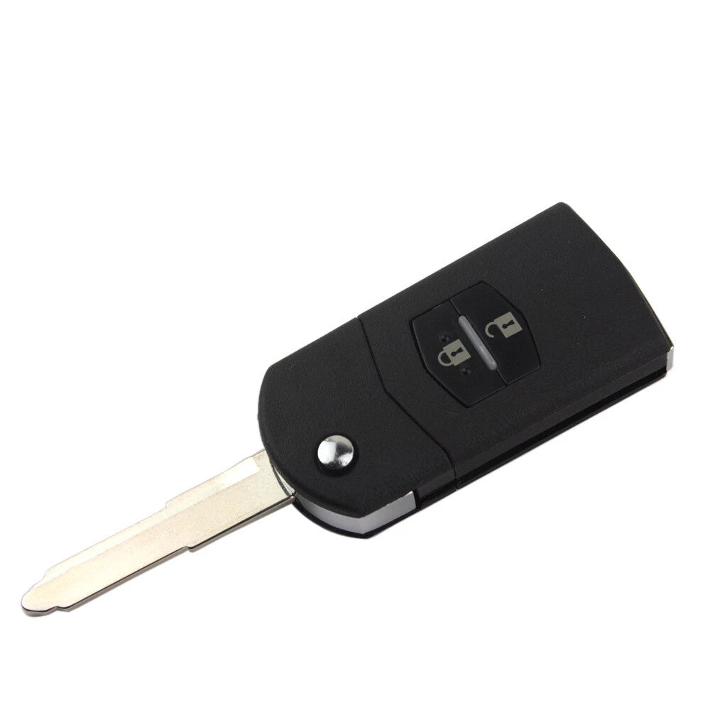 2 Buttons FOB Flip Key Shell Cover fit for MAZDA 3 5 6