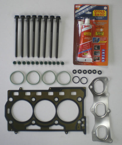HEAD GASKET SET BOLTS for POLO FABIA IBIZA ROOMSTER CORDOBA PRAKTIK RAPID 1.2 12V