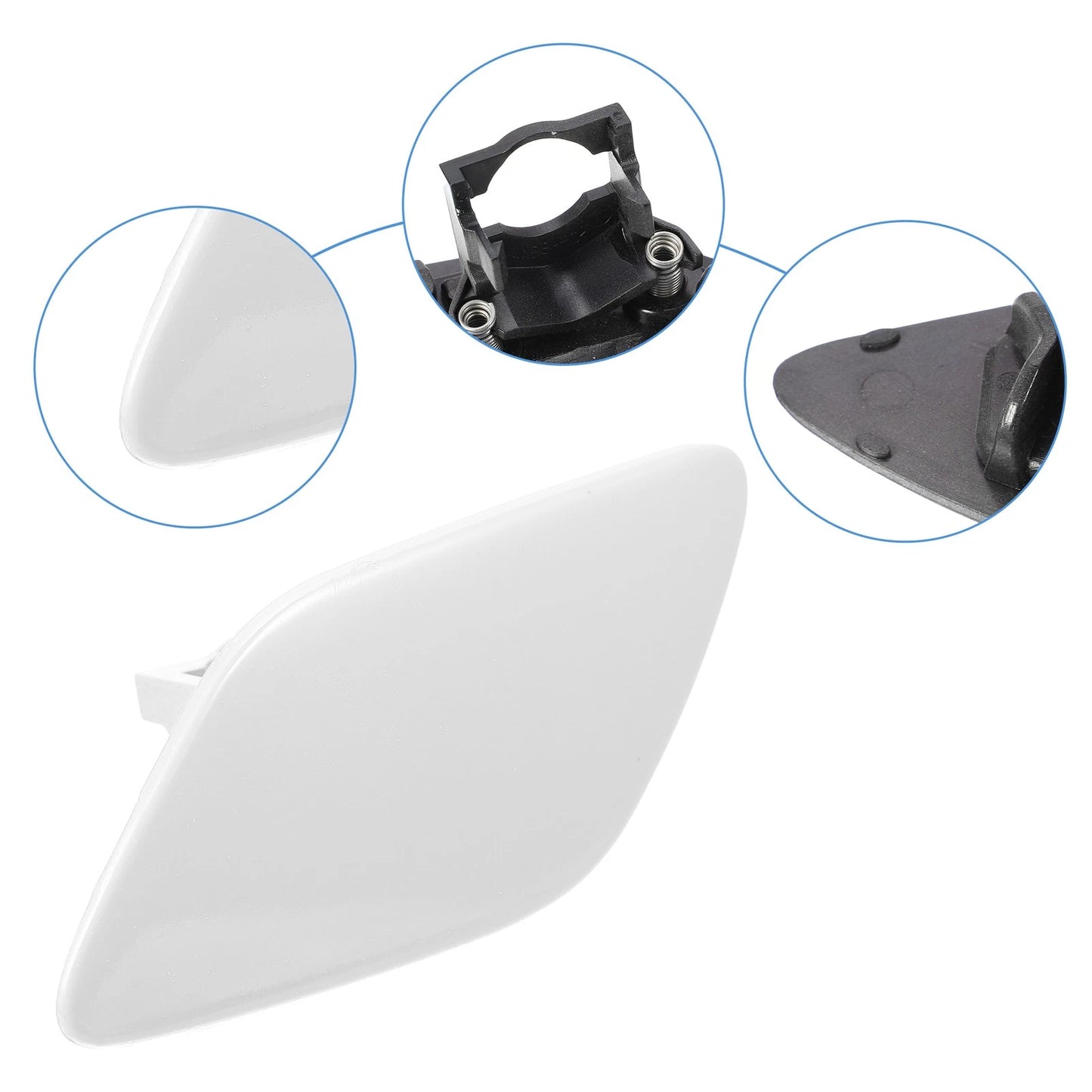 Front Bumper Headlight Washer Nozzle Cover for BMW 335i (2007-2013)