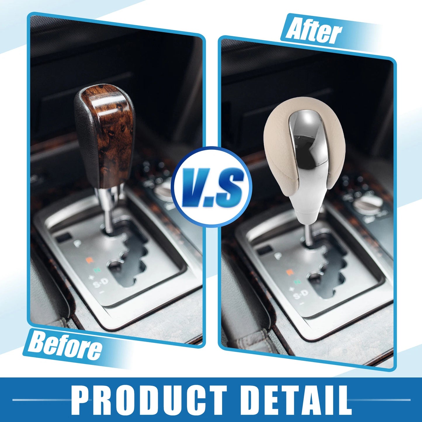Beige Gear Shift Knob for Lexus Toyota