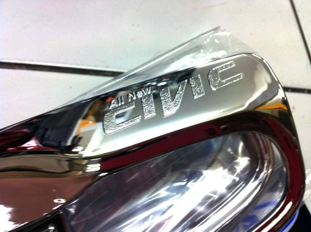 4 x Door Handle Bowl Inserts Covers for Honda Civic (2012-2015)
