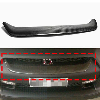 Real Carbon Fiber Replace Front Grille Air Vent Trim For Nissan GT-R R35 2008-10