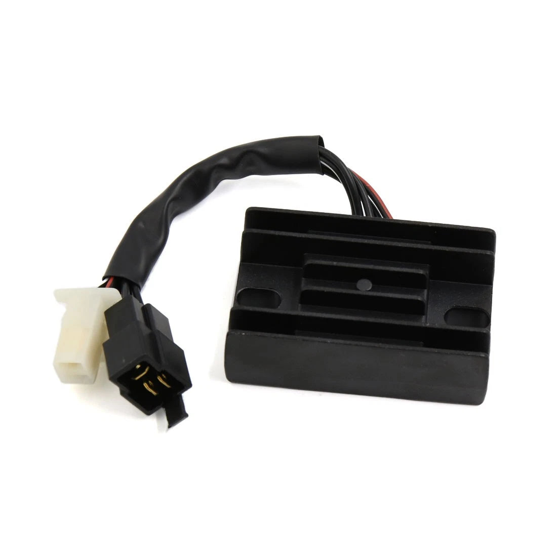 3 x Terminals Wiring Voltage Regulator Rectifier Black for Suzuki GN125