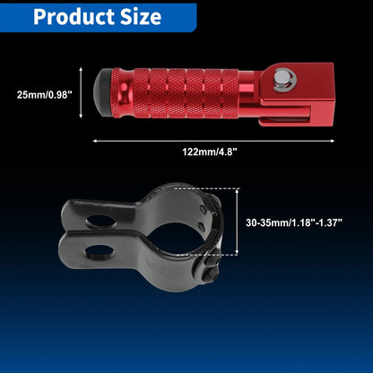 1 Pair Rear Foot Pegs for Honda Suzuki Kawasaki