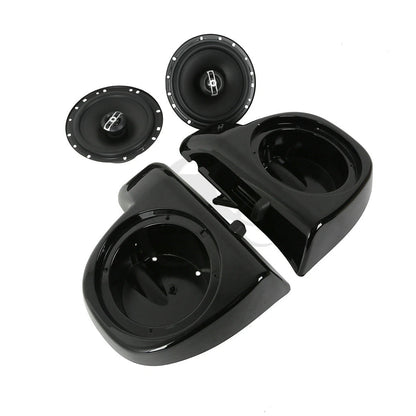6.5" Lower Vented Fairings Speaker Glove Box for Harley Touring FLHT (14-24)
