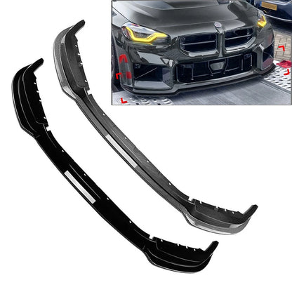 Front Bumper Spoiler Lip Body Kit for BMW G87 M2 (2023-2024)