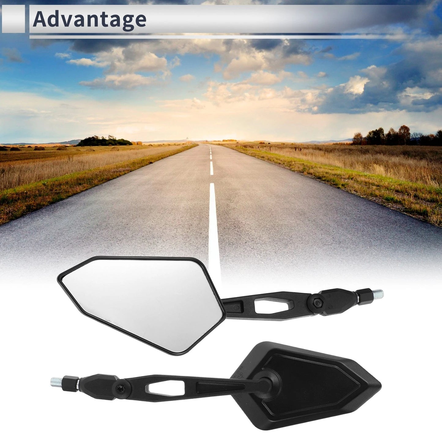 M8/M10 / 1 Set / Rear View Mirror for Motorcycle