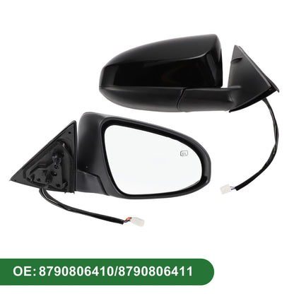 Right Door Mirror for Toyota Camry (2012-2014) Manual Folding Gloss Black