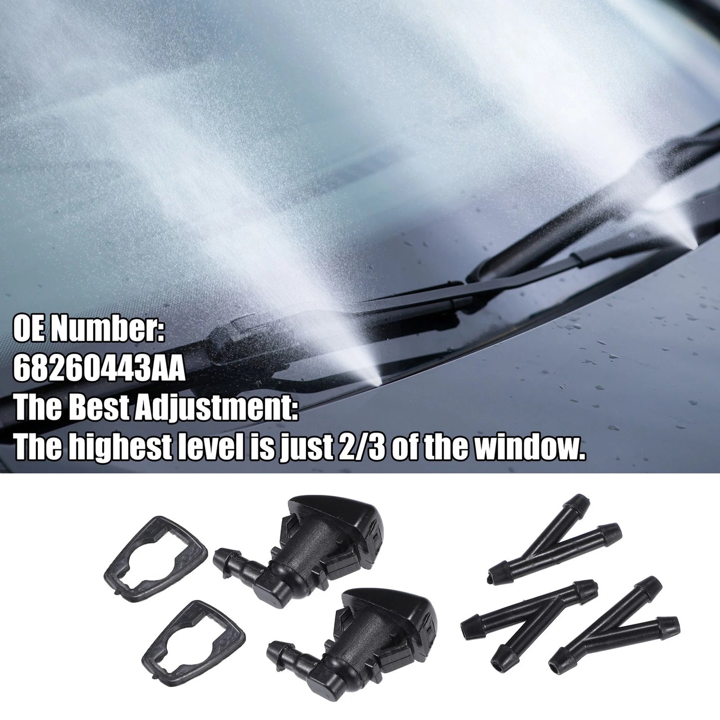 Windshield Washer Nozzle Spray for Jeep Grand Cherokee (2011-2021)