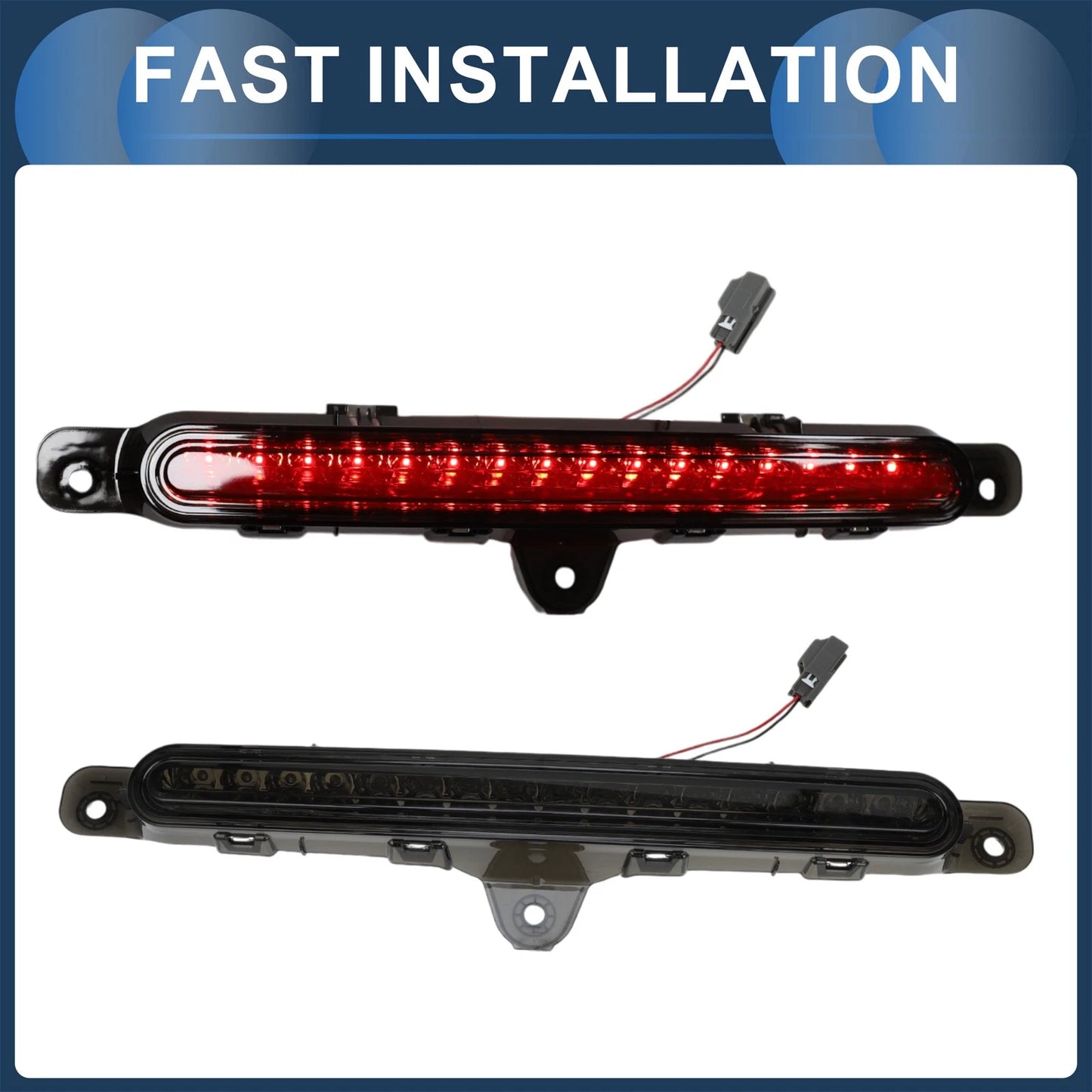 LED Third Brake Light for Ford Mustang (2010-2014) Black Housing