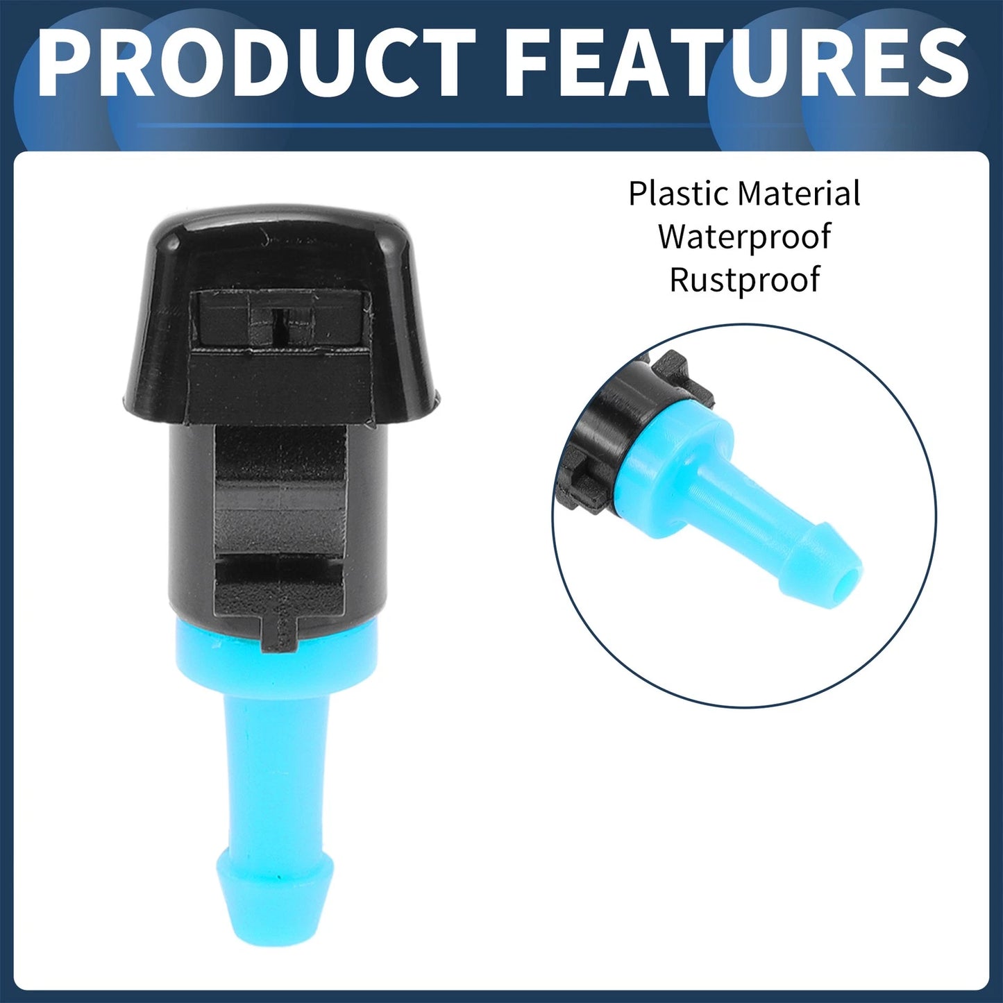 Front Windshield Washer Nozzles  for Subaru Impreza (2008-2011)