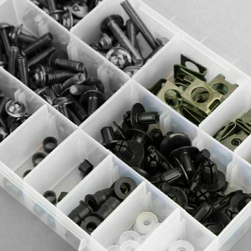 223PCS Black Fairing Screw & Clamp Set for F2 (No Year Specified)