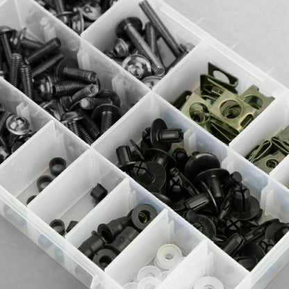 223PCS Black Fairing Screw & Clamp Set for F2 (No Year Specified)