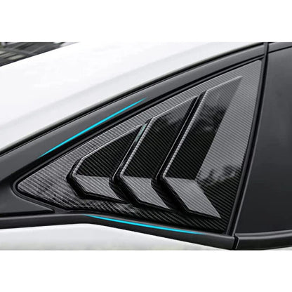 Side Window Louvers Air Vent Scoop Cover Trim for Honda Civic (2022)