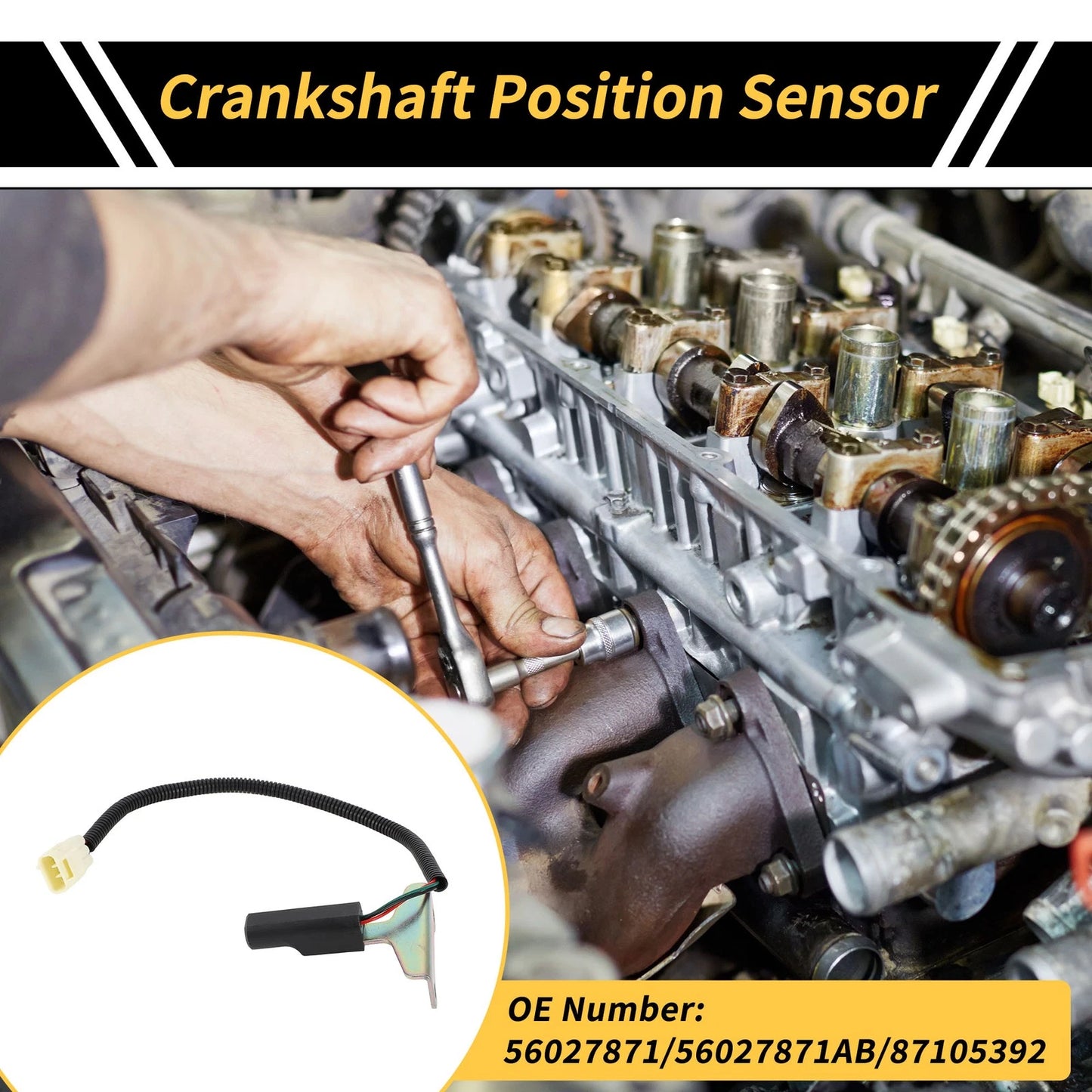 Crankshaft Position Sensor for Dodge Ram 1500 2500 3500 (1997-2003)