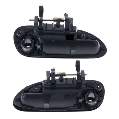 Outer Door Handle Set of 2 for Honda Accord 1998-2003 Black Front Left & Right