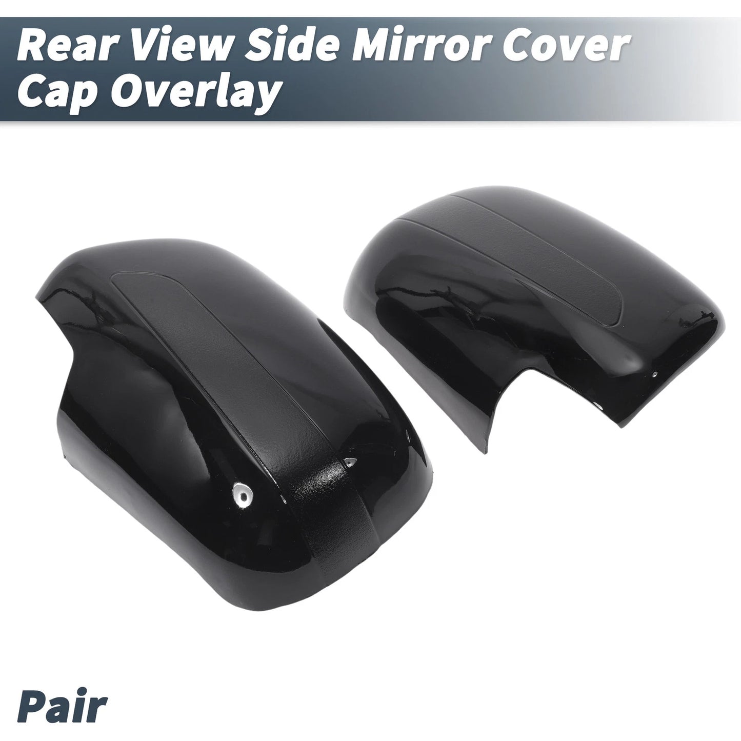 Rearview Mirror Cover Overlay Gloss Black for Lexus RX350 RX330 (2004-2015)