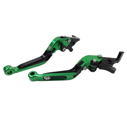 CNC Extendable Brake Clutch Levers for Yamaha YZF R1 (2009-2014) Green