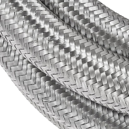 6M AN6 Stainless Steel Braided Fuel Hose for Universal Applications