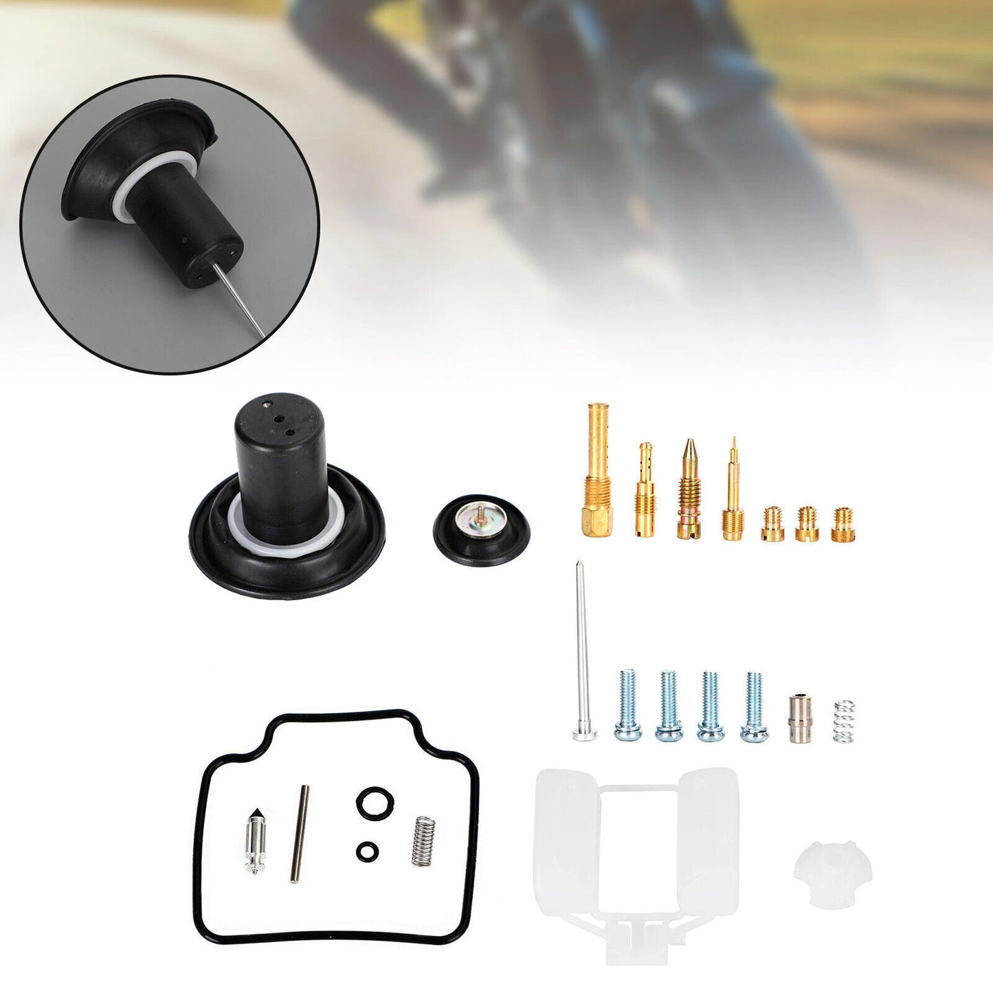 Carburetor Repair Kit for Honda CN250/CH250 Helix/Fusion 250 (2001-2009)