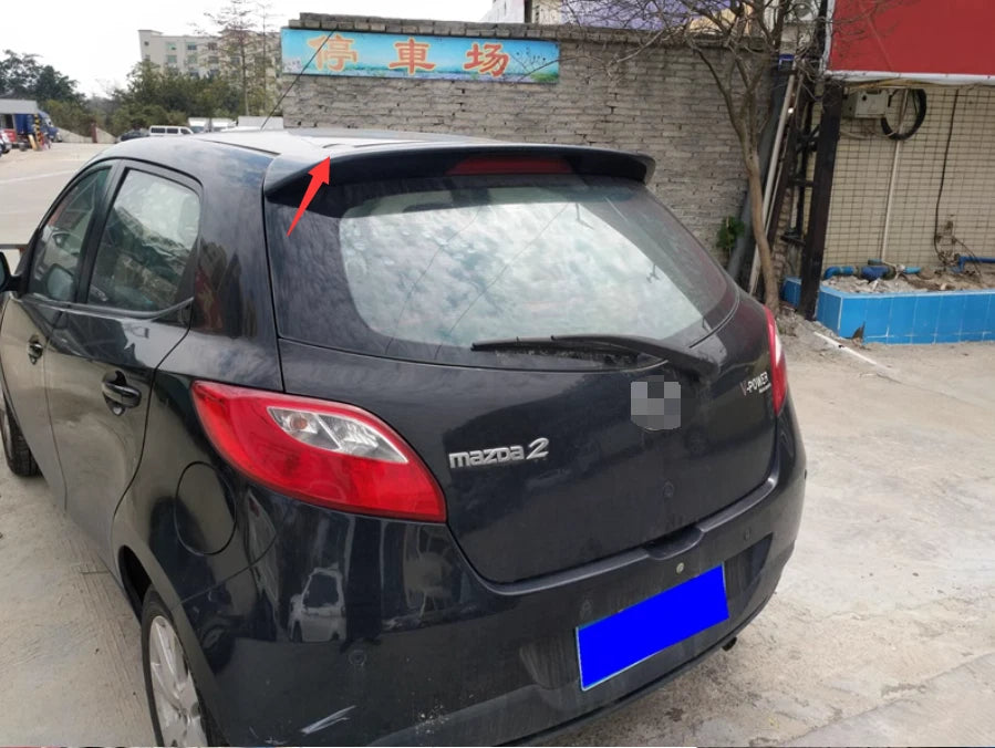 Gloss Black Boot Spoiler Wing ABS for Mazda 2 M2 5dr HB (2008-2014)