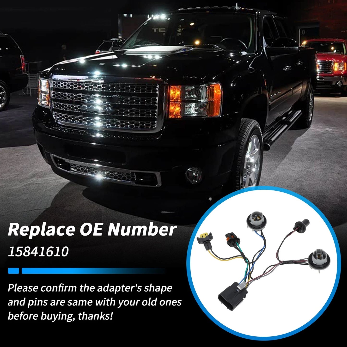 Headlight Wiring for GMC Sierra 1500 2500HD 3500HD (2007-2013)
