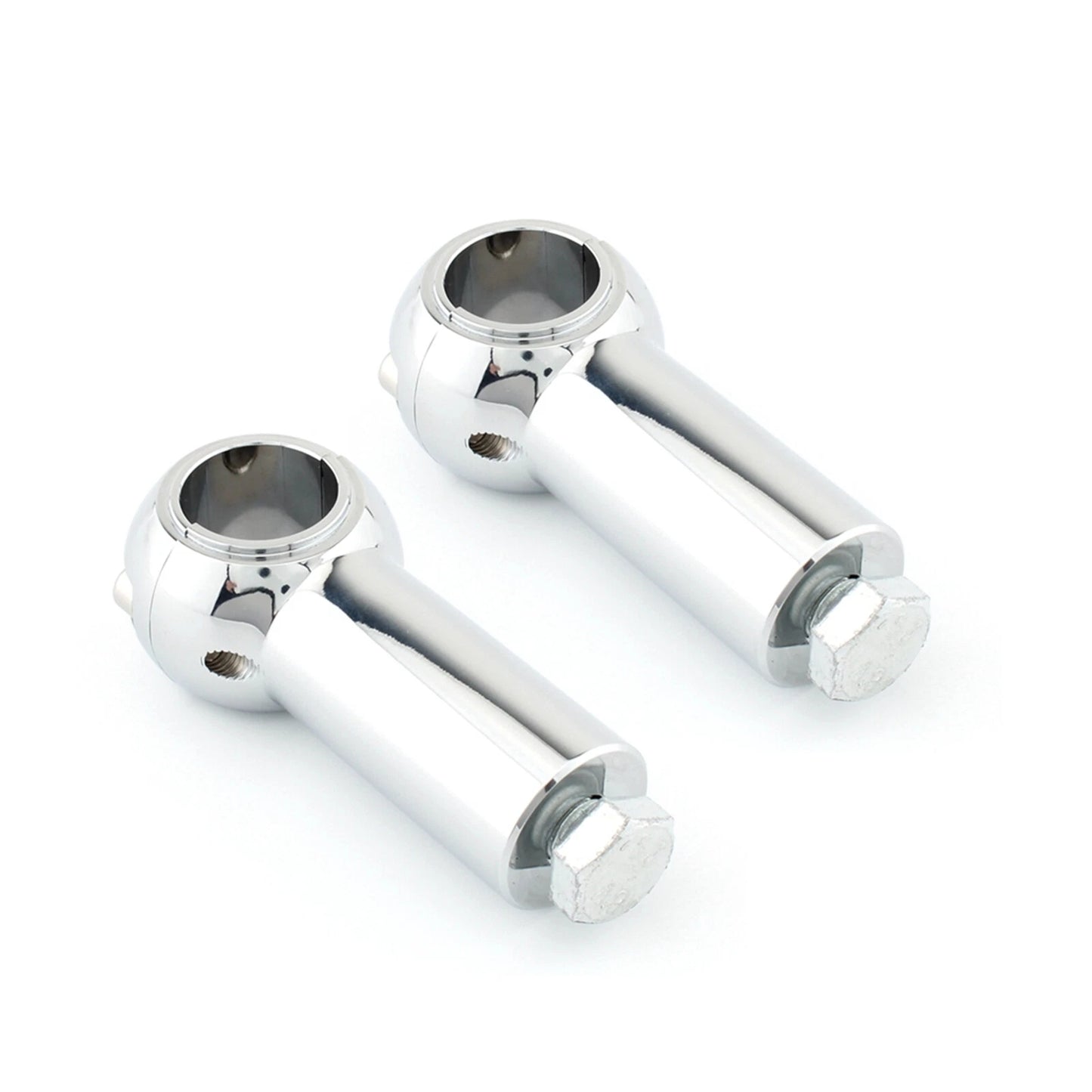 3" Chrome Handlebar Risers for Harley Davidson Cruisers