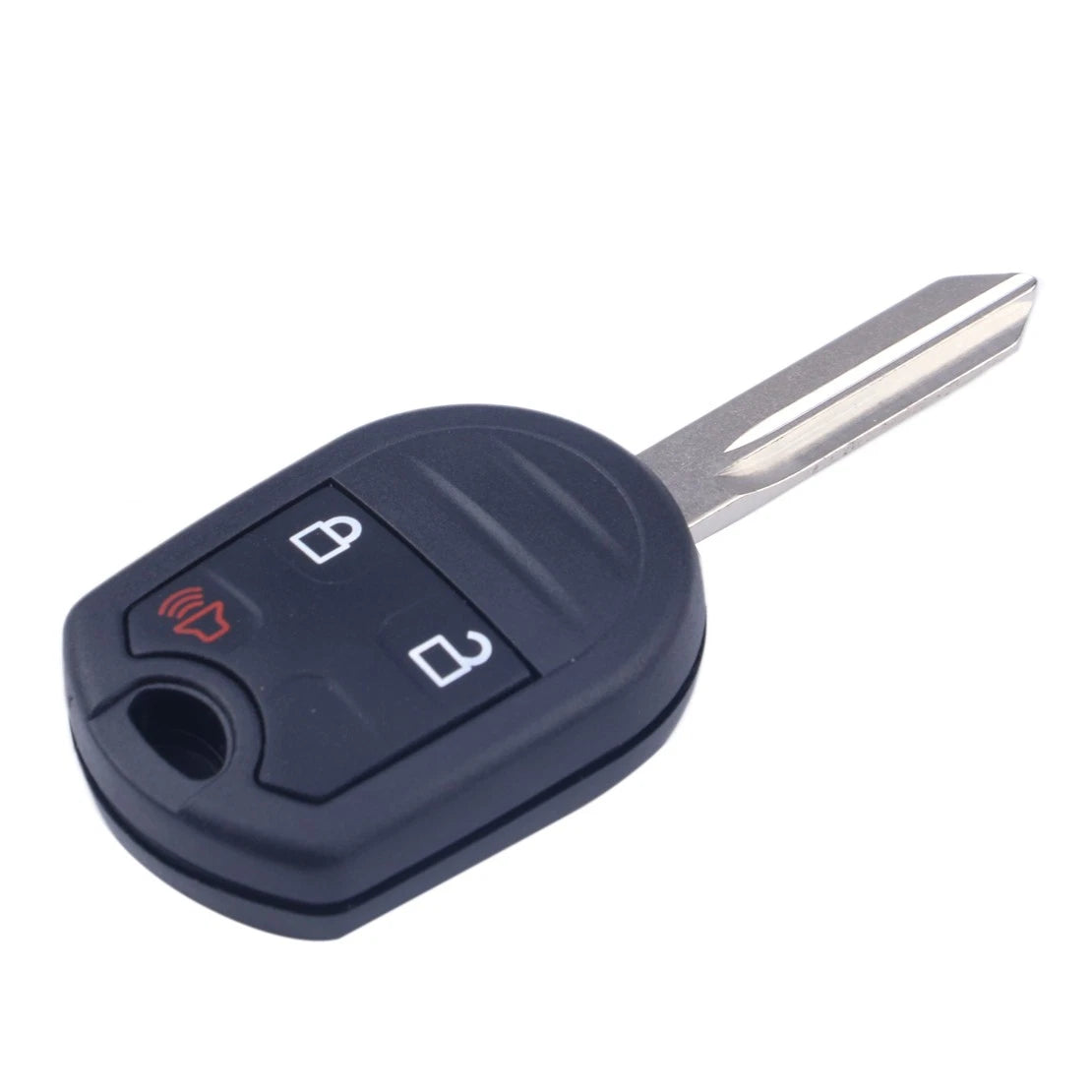 Keyless Entry Remote Key with Uncut Blade for Ford Focus, Escape (2000-2023)