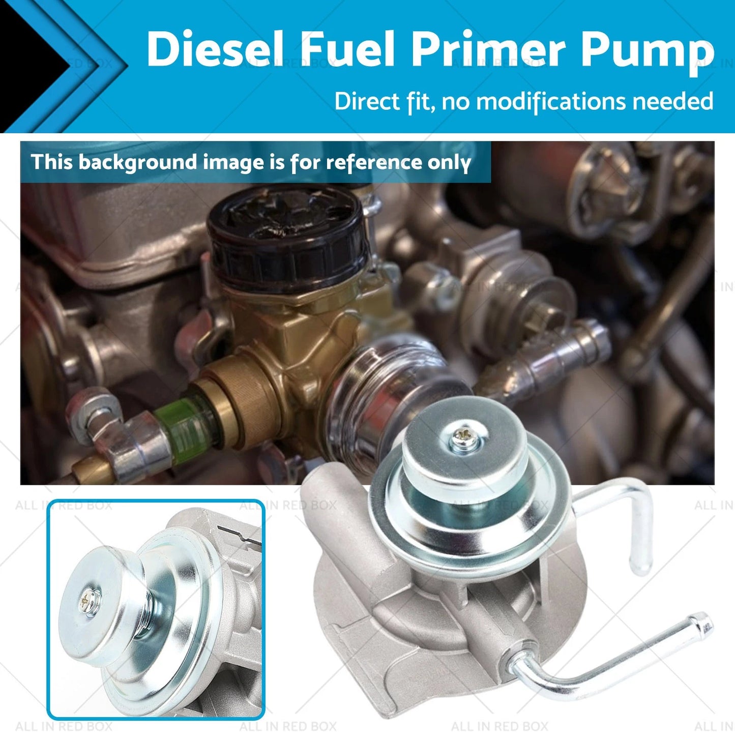 Diesel Fuel Primer Pump for Mazda B-Series, BT-50, CX-5, CX-7 (2006-2023)