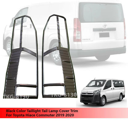 Black Taillight Cover for Toyota Hiace Commuter (2019-2020)