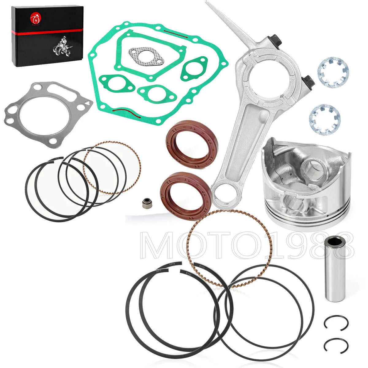 50mm O.S Piston Gasket Rod for Yamaha G21–G28 YDRA 357cc