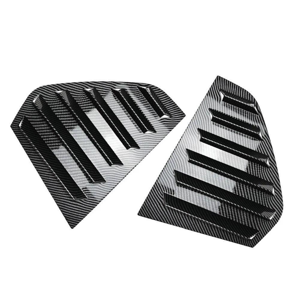 Rear Window Side Vent Shutter Louver Cover Trim for VW Golf 8 MK8 (2020-2022) 2 x
