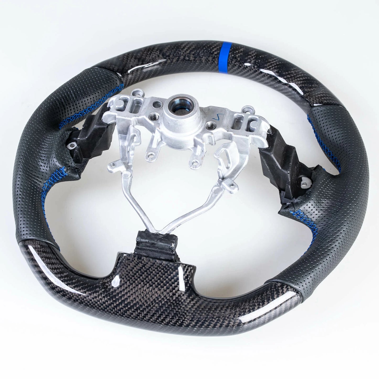 Flat Bottom Carbon Leather Steering Wheel for Subaru Impreza WRX/STI (2008-2014)