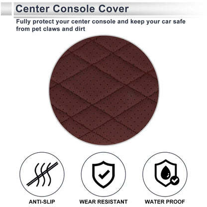 Center Console Cover with Storage Bag for BMW 7 Series (2016-2022) Red 1 Pair