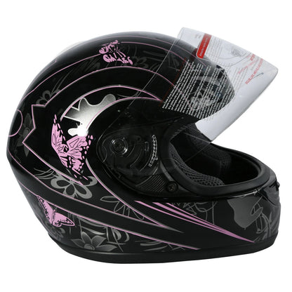 Full Face Helmet DOT Flip Up for Motorcycle Size S M L XL