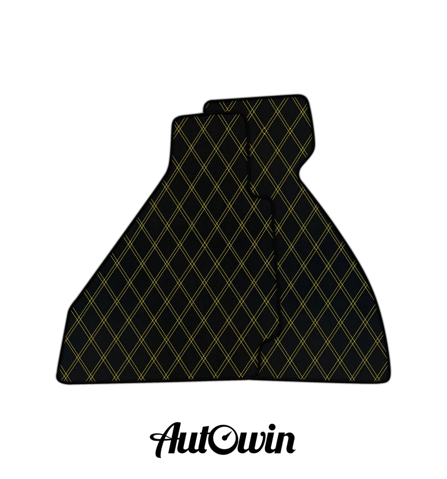 Custom Double Diamond Pattern Car Mats for Ferrari 328 GTB (1985-1989)