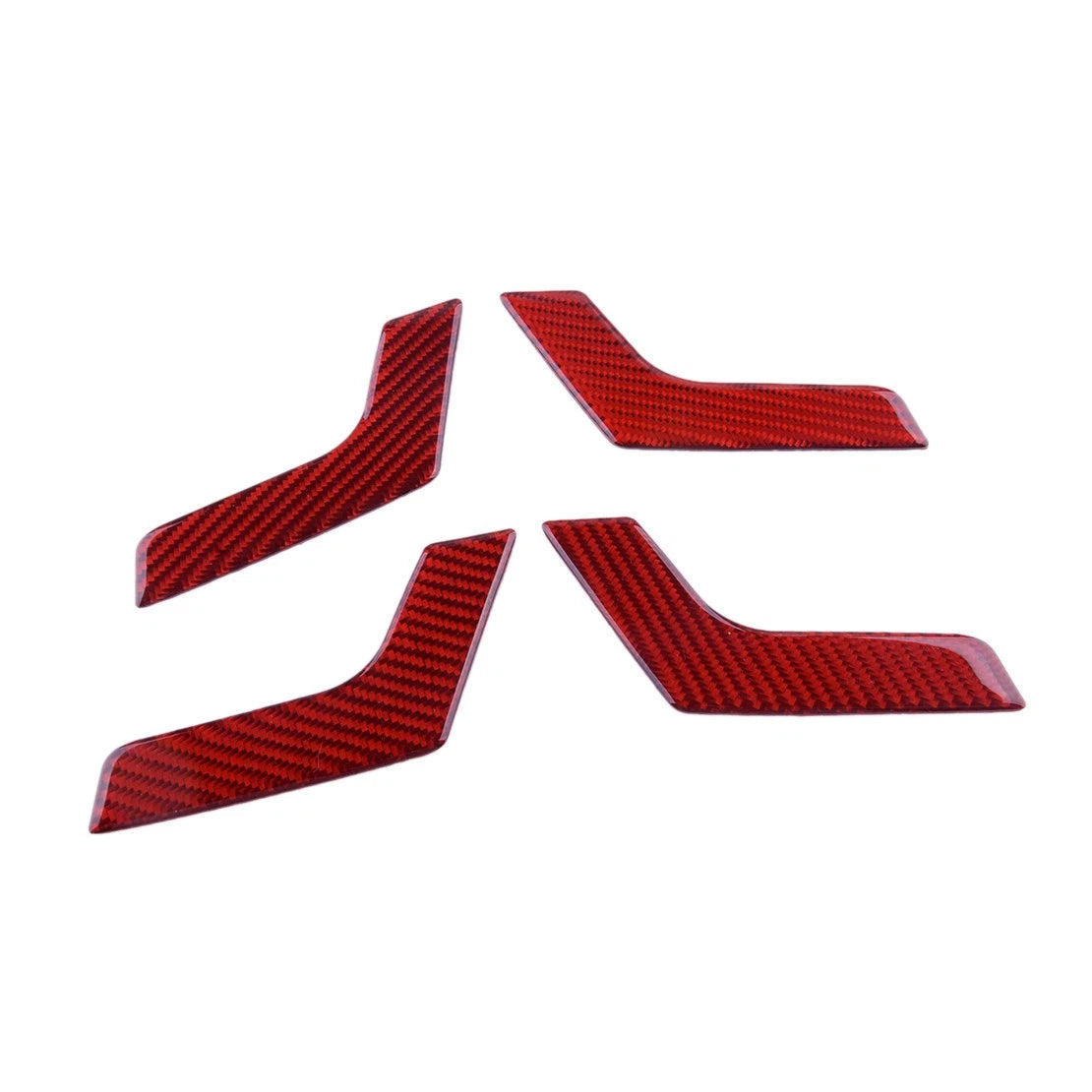 Carbon Fiber Inner Door Handle Cover Trim for Benz C Class W204 (2007-2013)