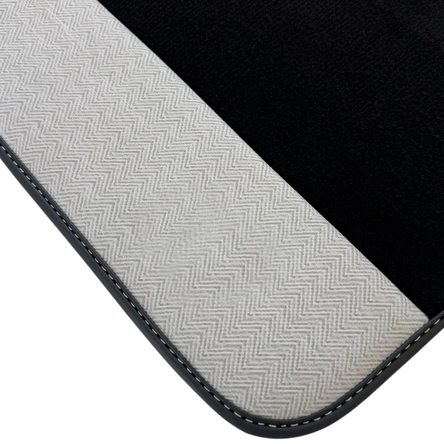 AutoWin Floor Mats for Rolls Royce Ghost Series I (2010-2024) Gray Leather