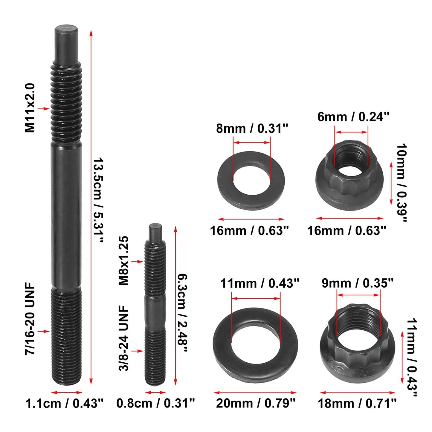 Head Stud Kit for Chevy LS1/LS6 Engines 5.3L-6.0L (2004-2006)