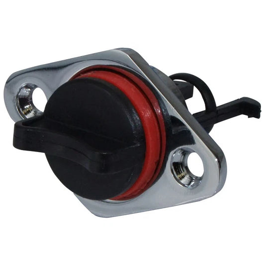 Boat Bungs Chrome Base Transom Bung Coarse Thread for All Models