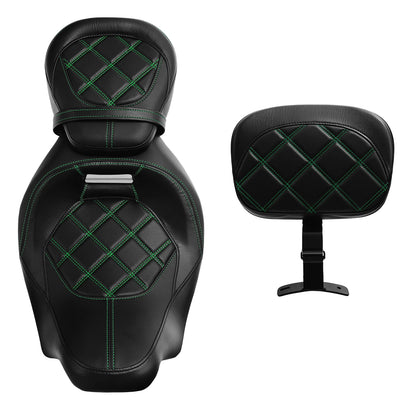 Seats Backrest Pad for Harley Touring CVO Road Glide (2009-2023)