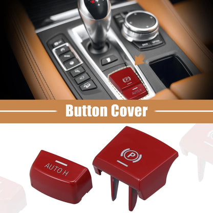 H Button Long Feet P Button Cover for BMW F01 F02 F12 F10 F07 Red