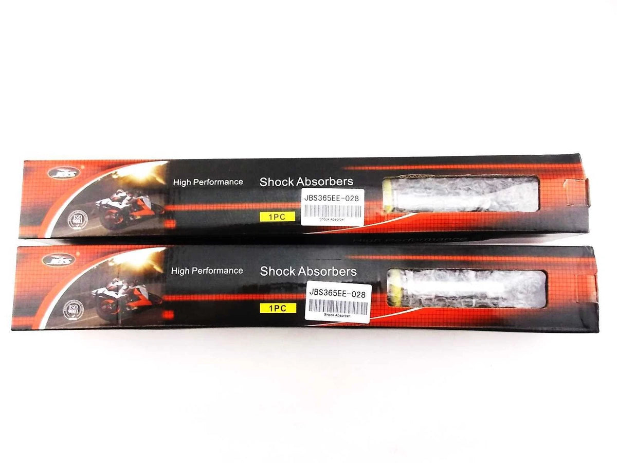 365mm JBS Yellow/Chrome Shock Absorbers for Honda XL175