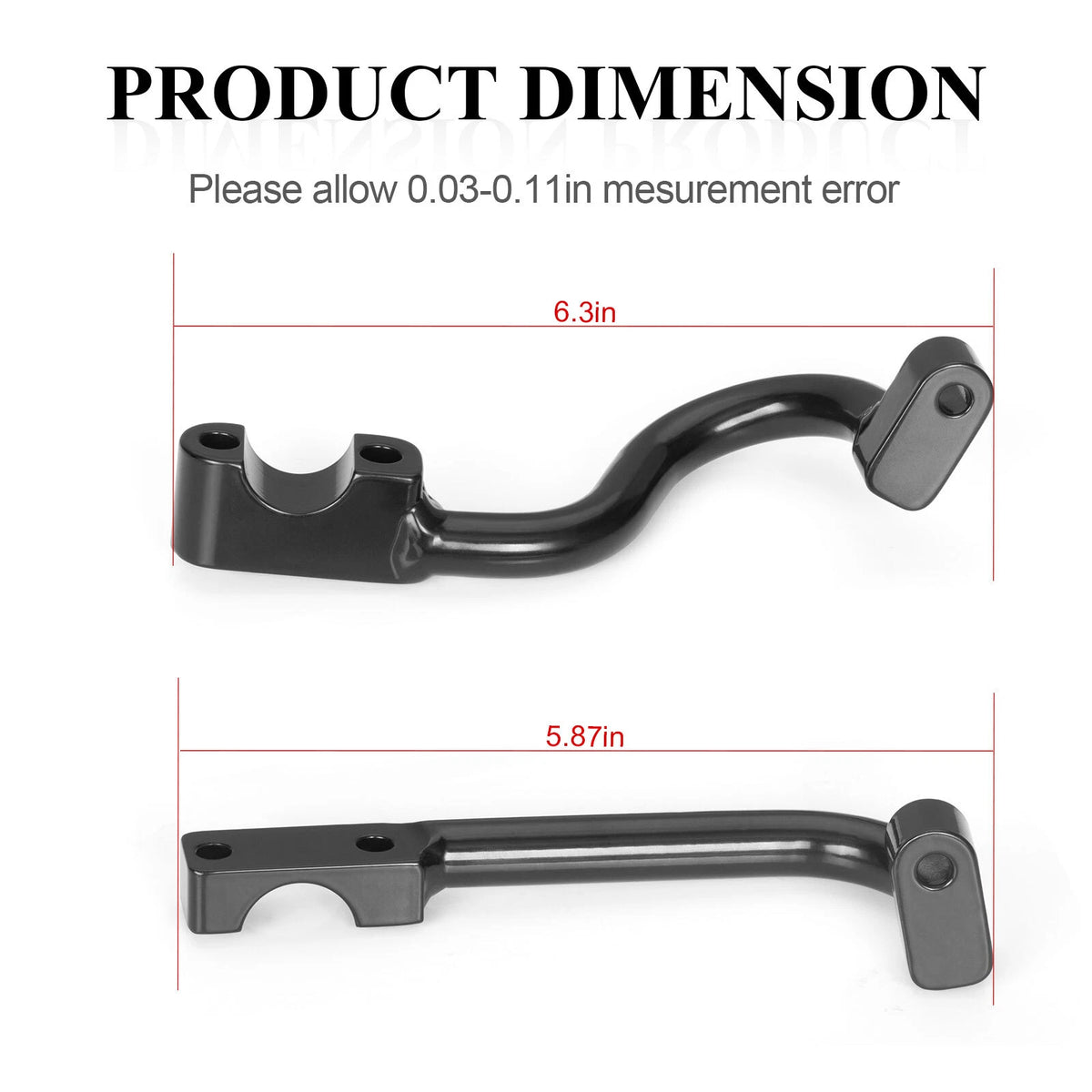 2 x Hand Wind Guard Mounts for Sportsman Scrambler 850 XP1000 (2013–2020)